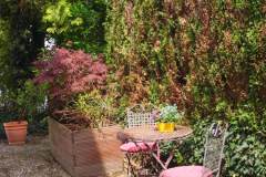 Ferienwohnung BURGSTATION- Terrasse